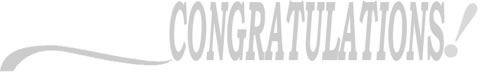Congratulations